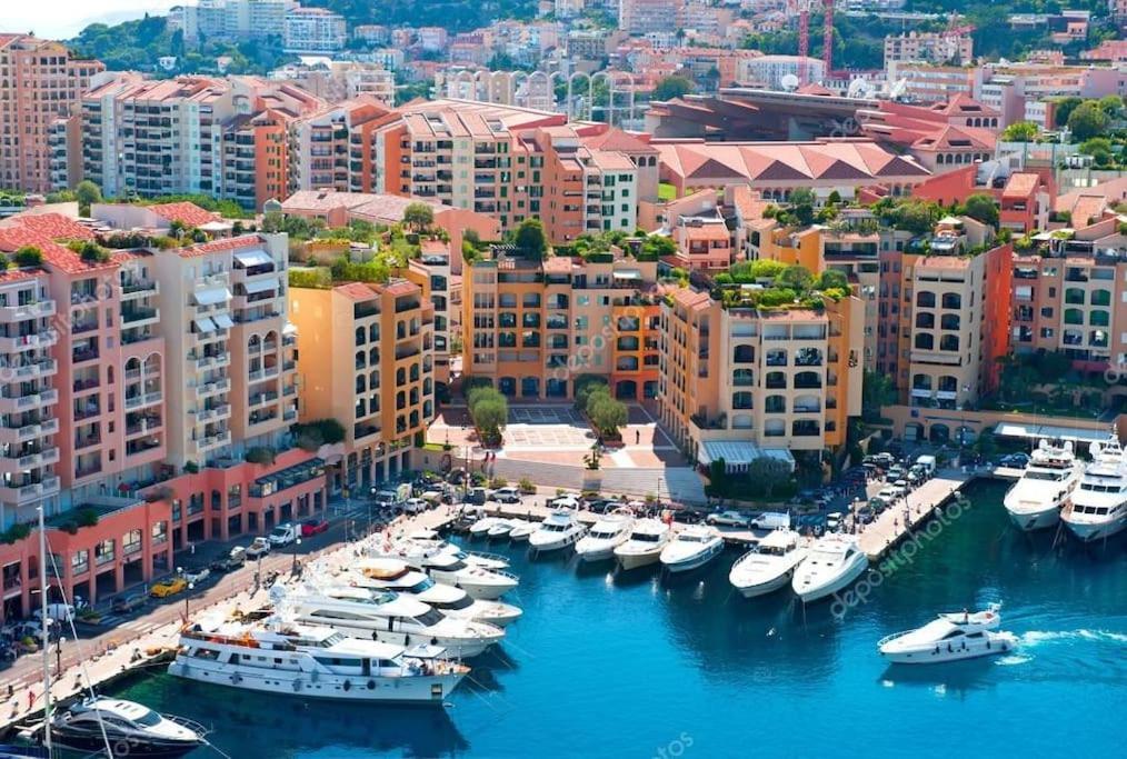 Studio Neuf - Portes De Monaco - Confort - Wifi - Clim 외부 사진
