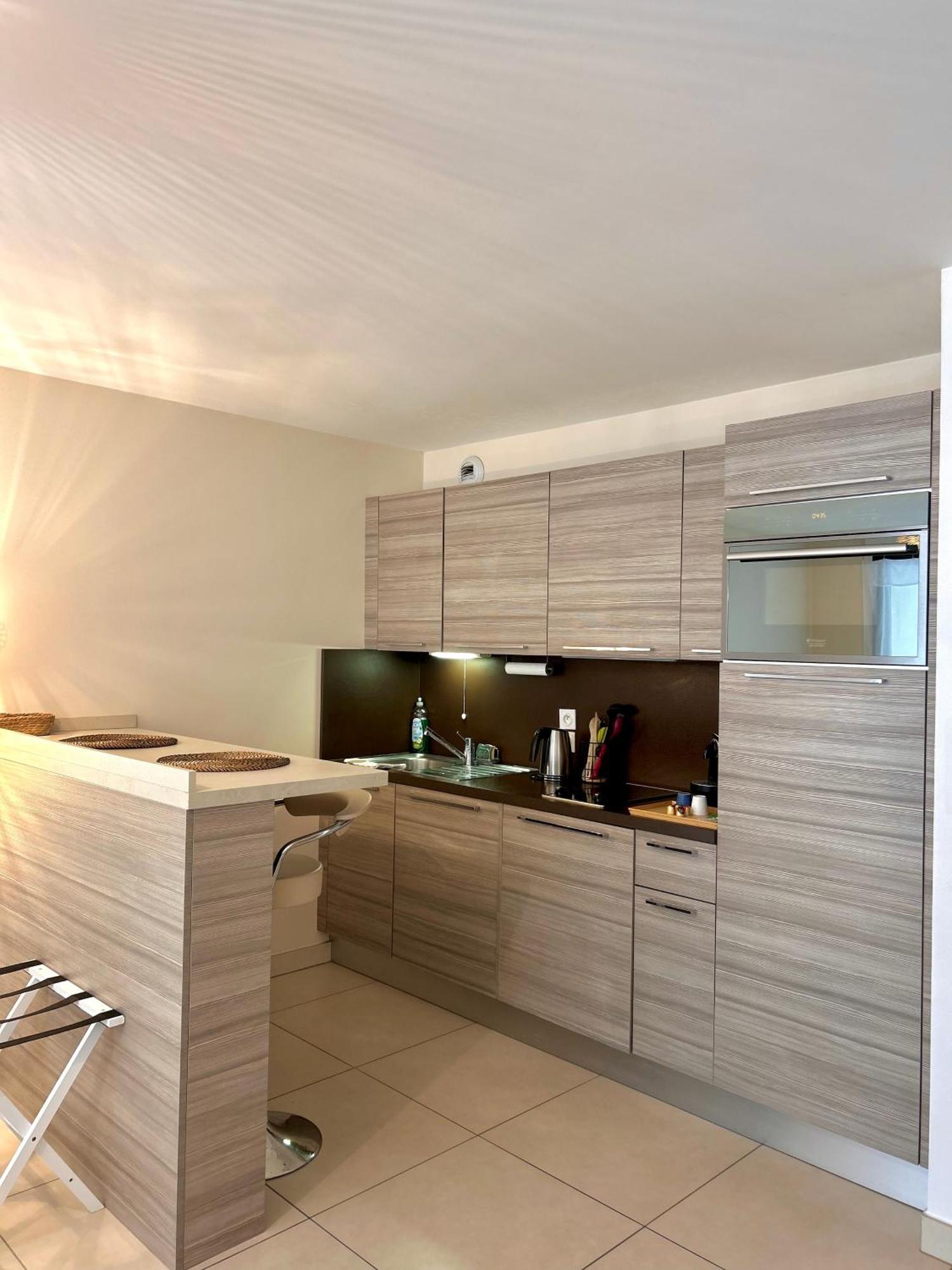 Studio Neuf - Portes De Monaco - Confort - Wifi - Clim 외부 사진